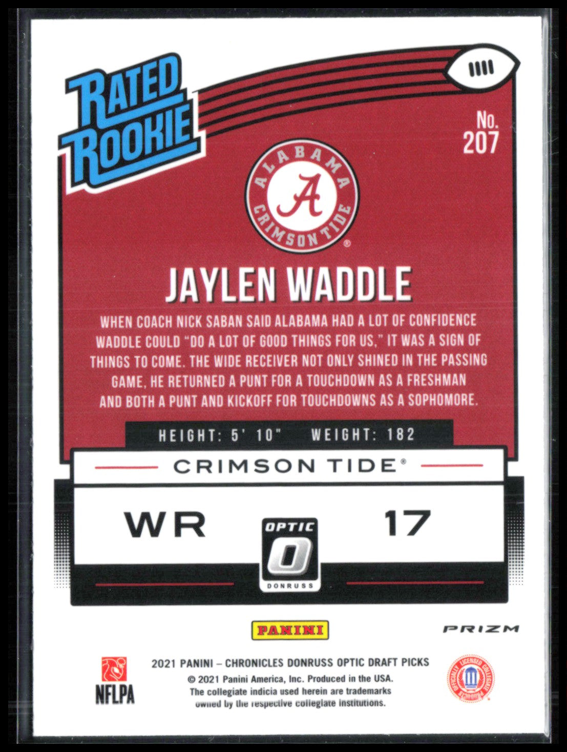 Jaylen Waddle RC Holo