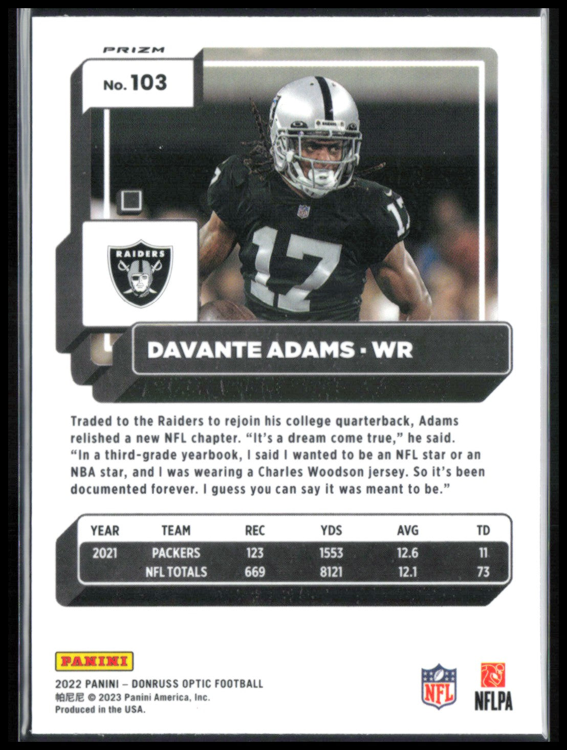 Davante Adams Holo