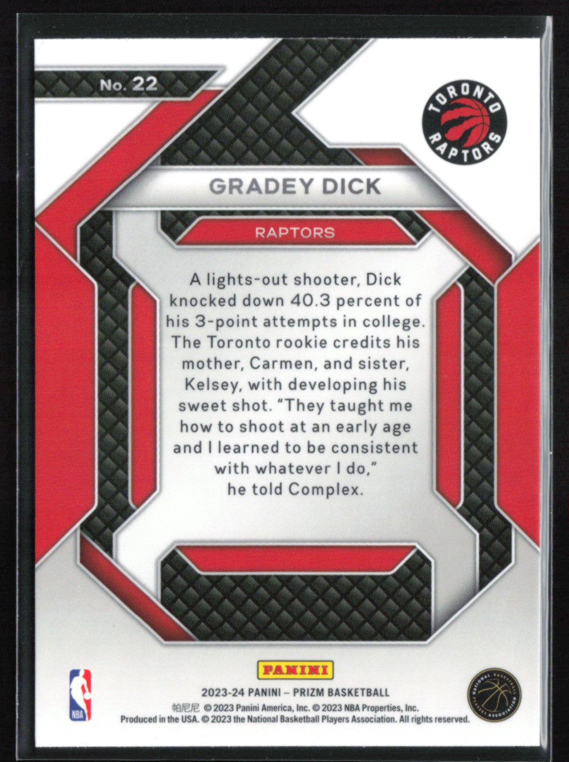 Gradey Dick RC Emergent