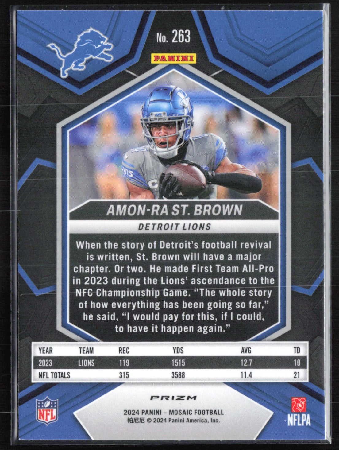 Amon-Ra St. Brown Reactive Yellow