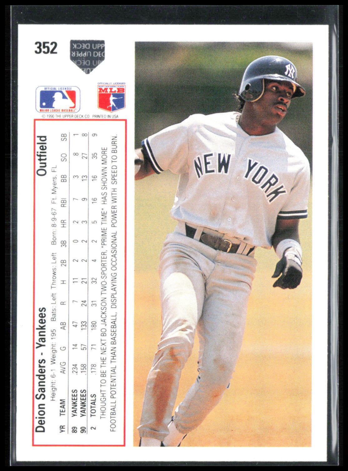 Deion Sanders 1991 UD