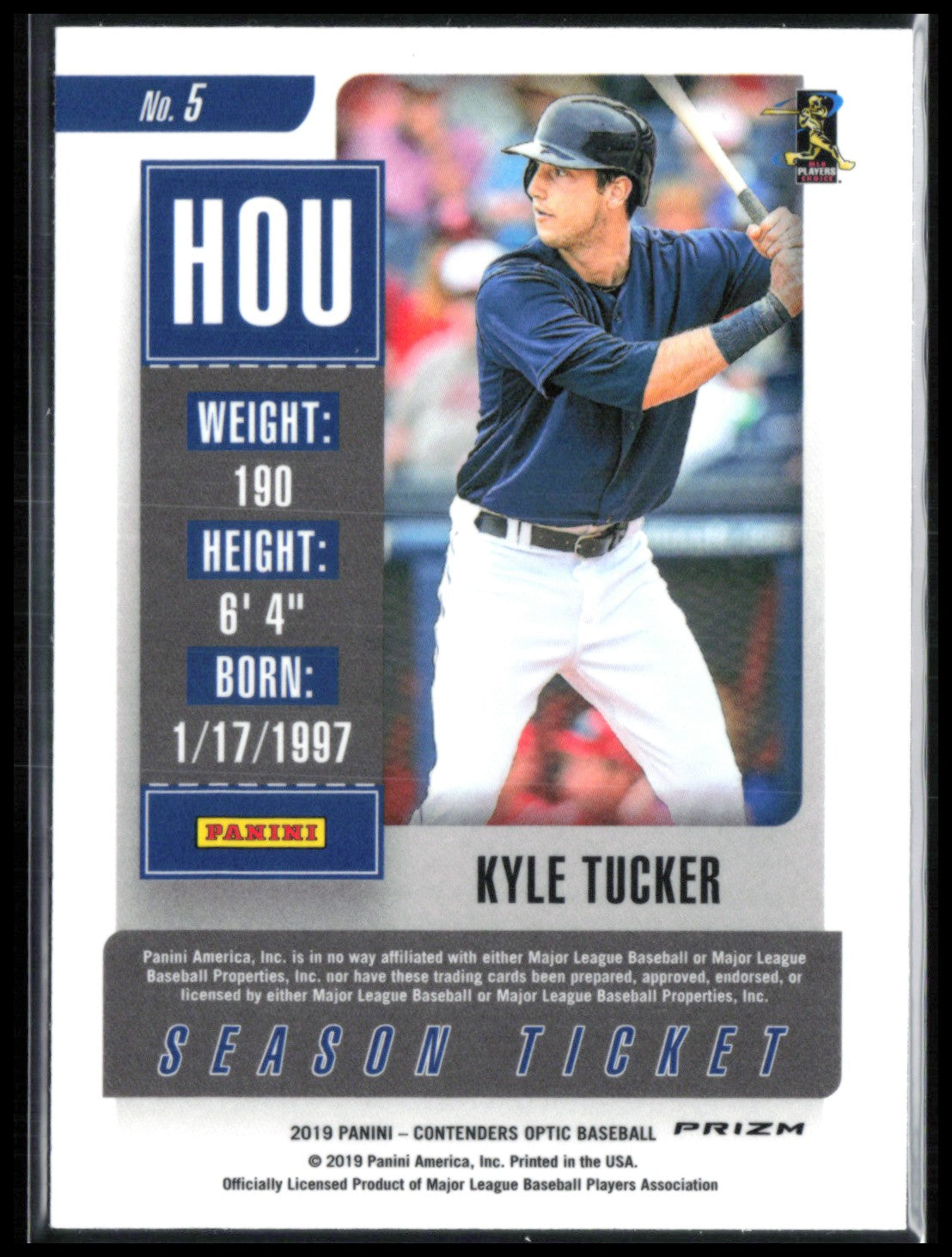 Kyle Tucker RC Holo Season Ticket