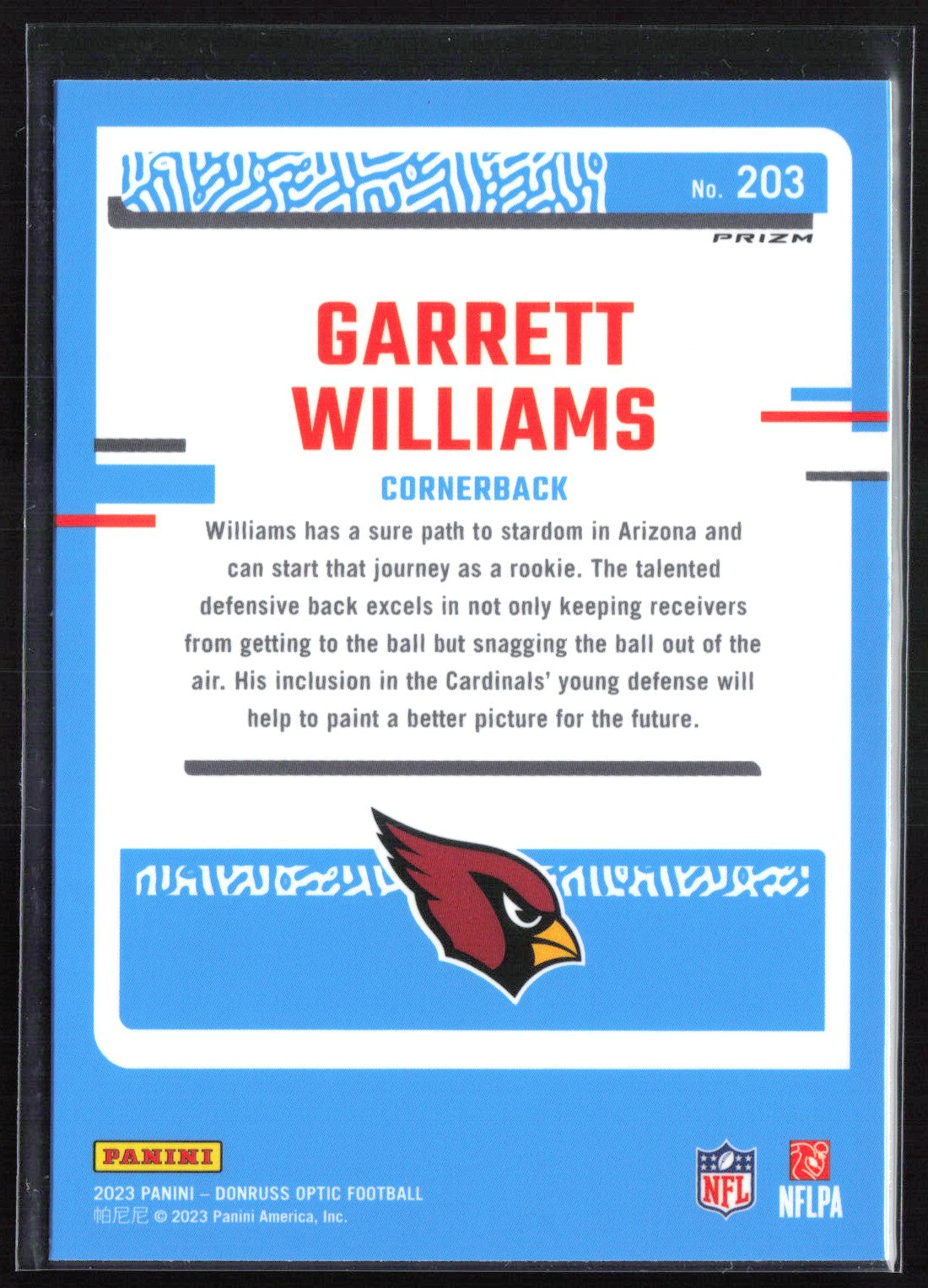 Garrett Williams RC Holo