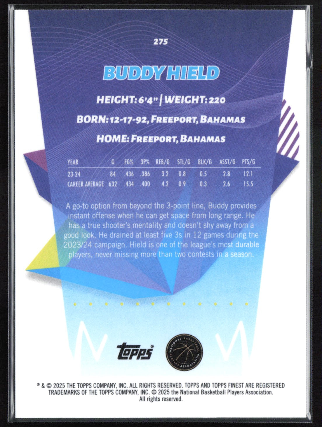 Buddy Hield Purple X-Fractor /75