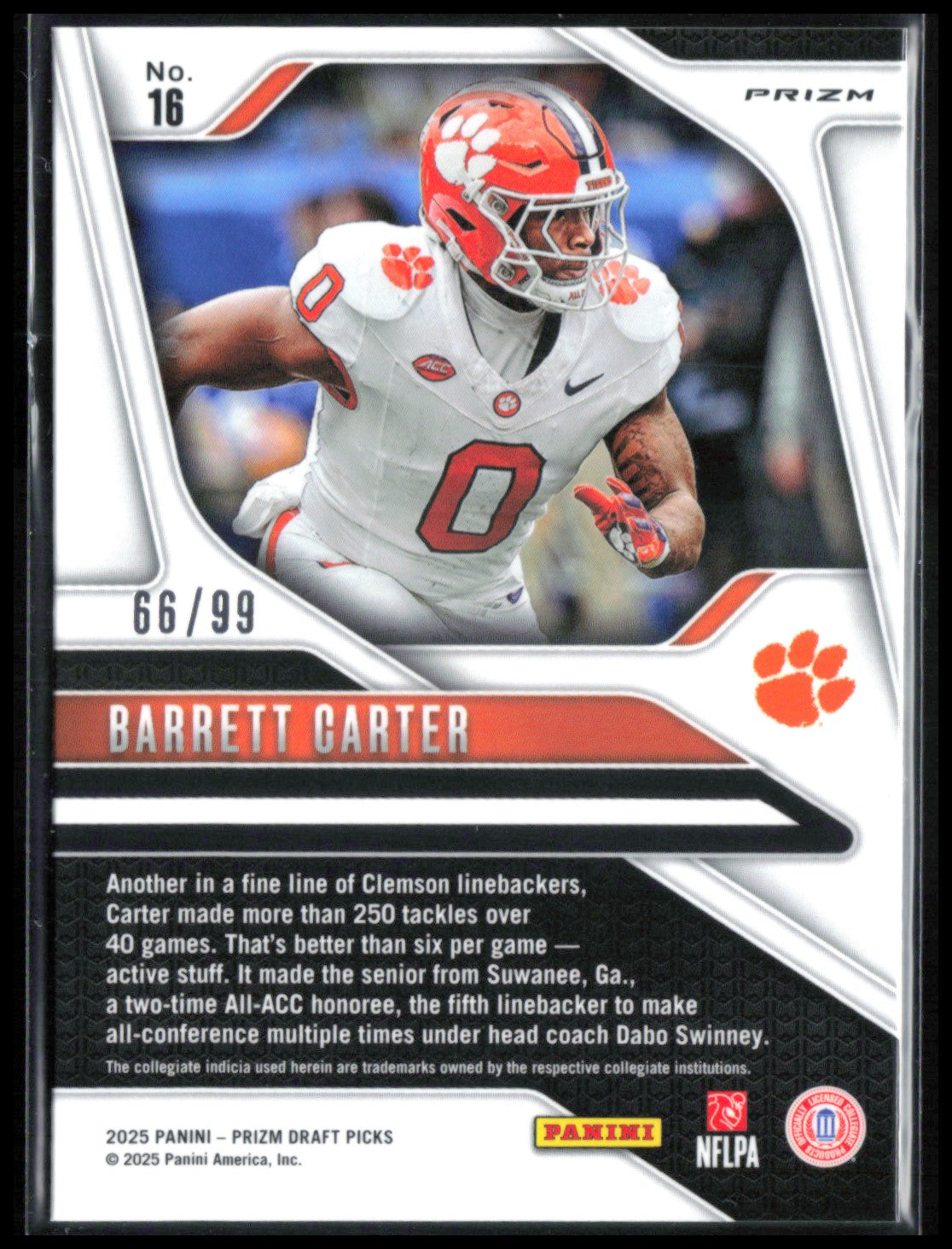Barrett Carter RC Purple /99