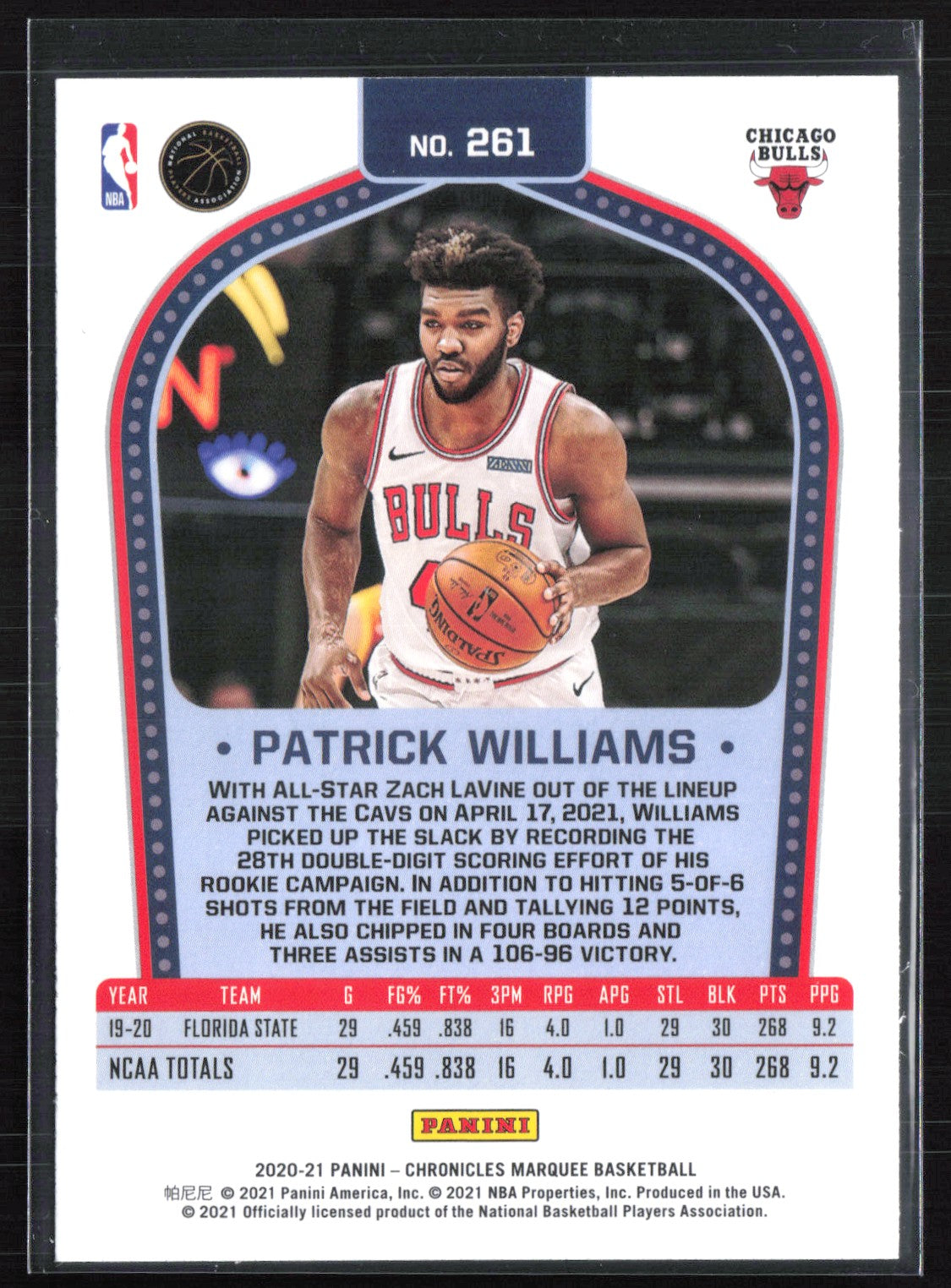 Patrick Williams RC Green