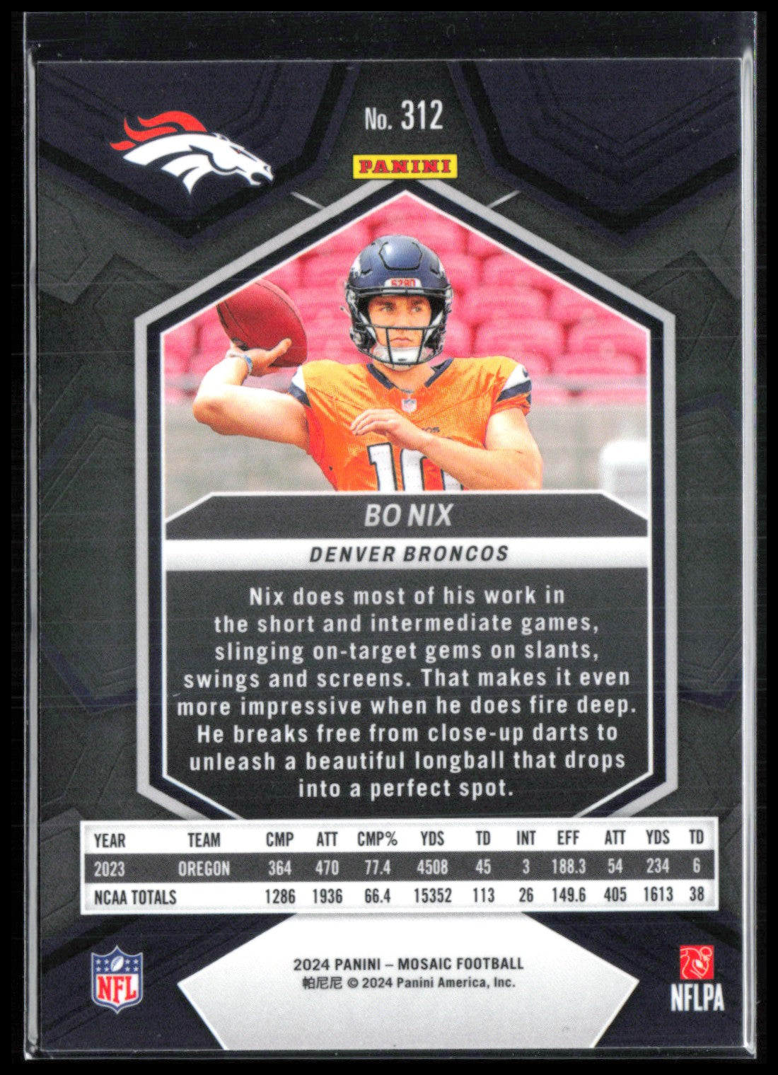 Bo Nix RC