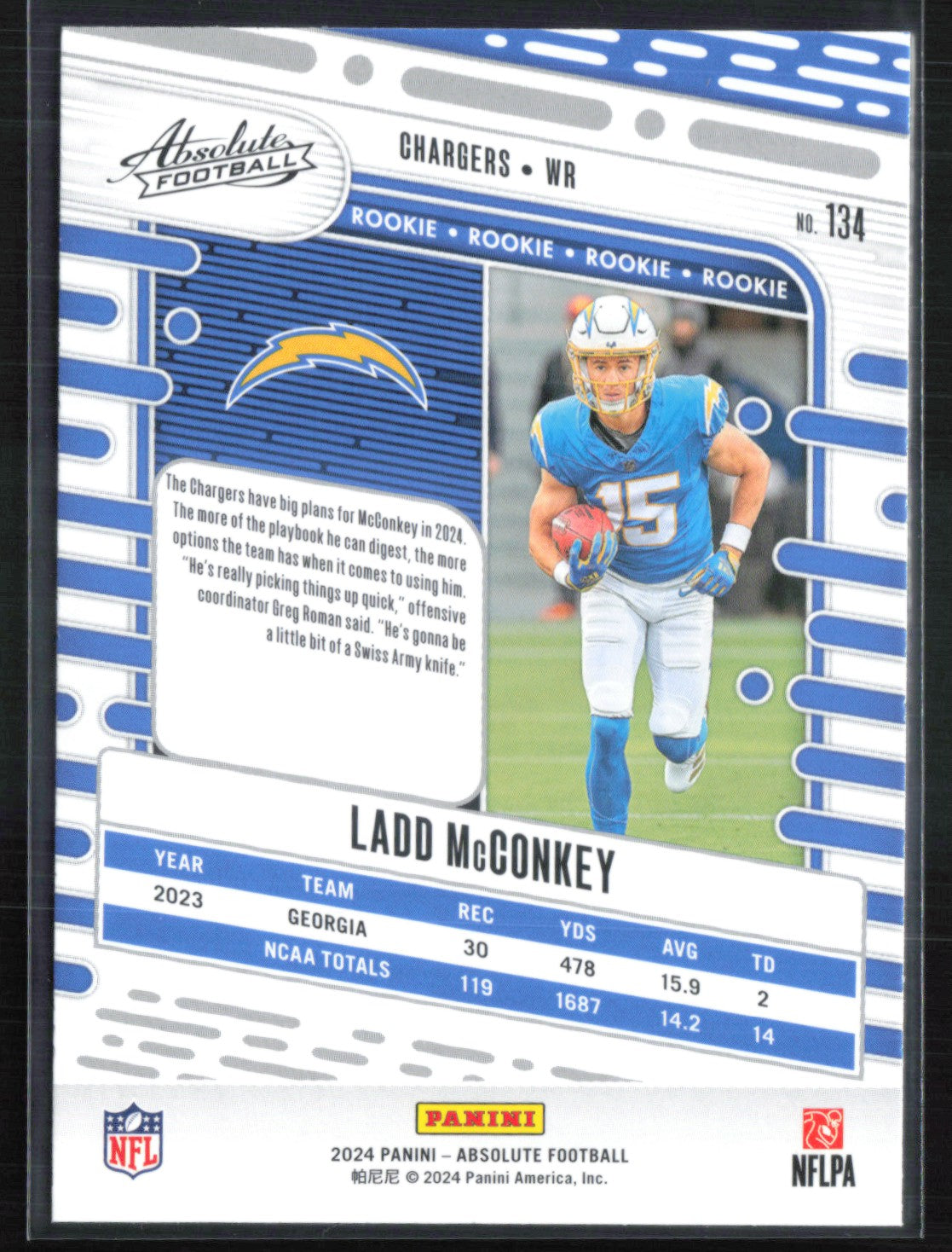 Ladd McConkey RC