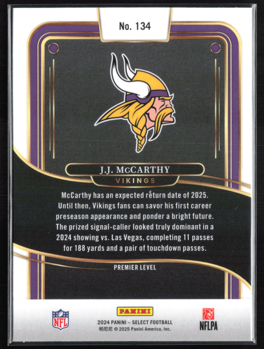 J.J. McCarthy RC