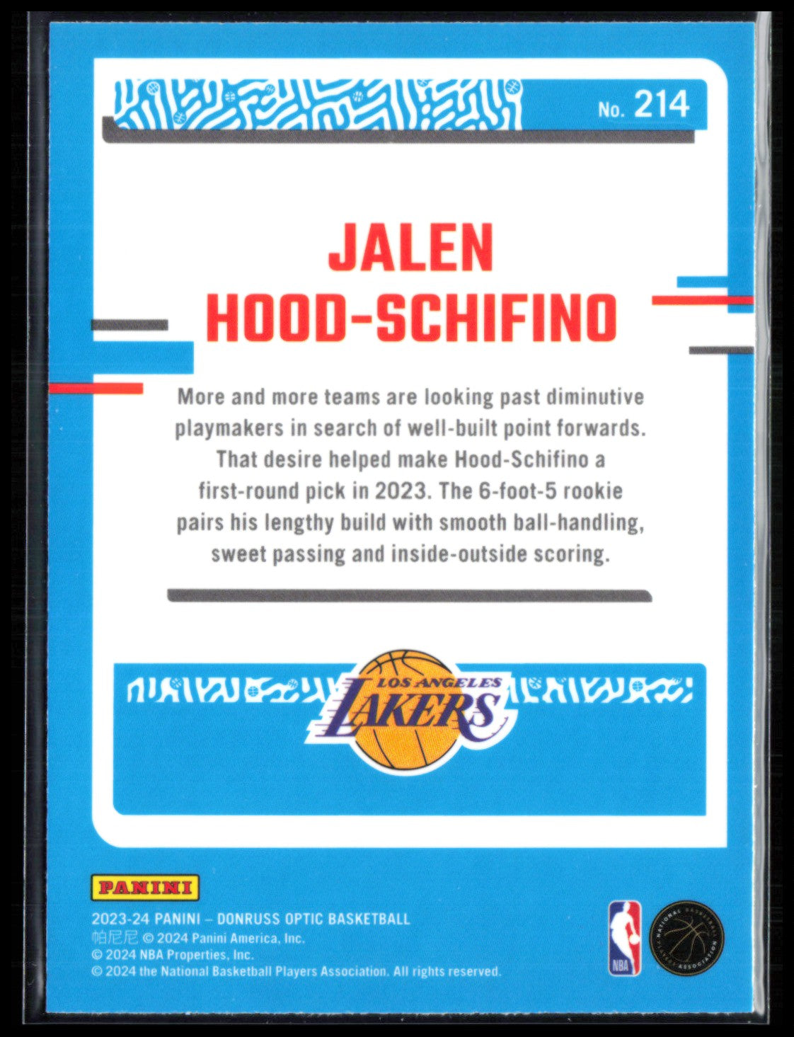 Jalen Hood-Schifino RC