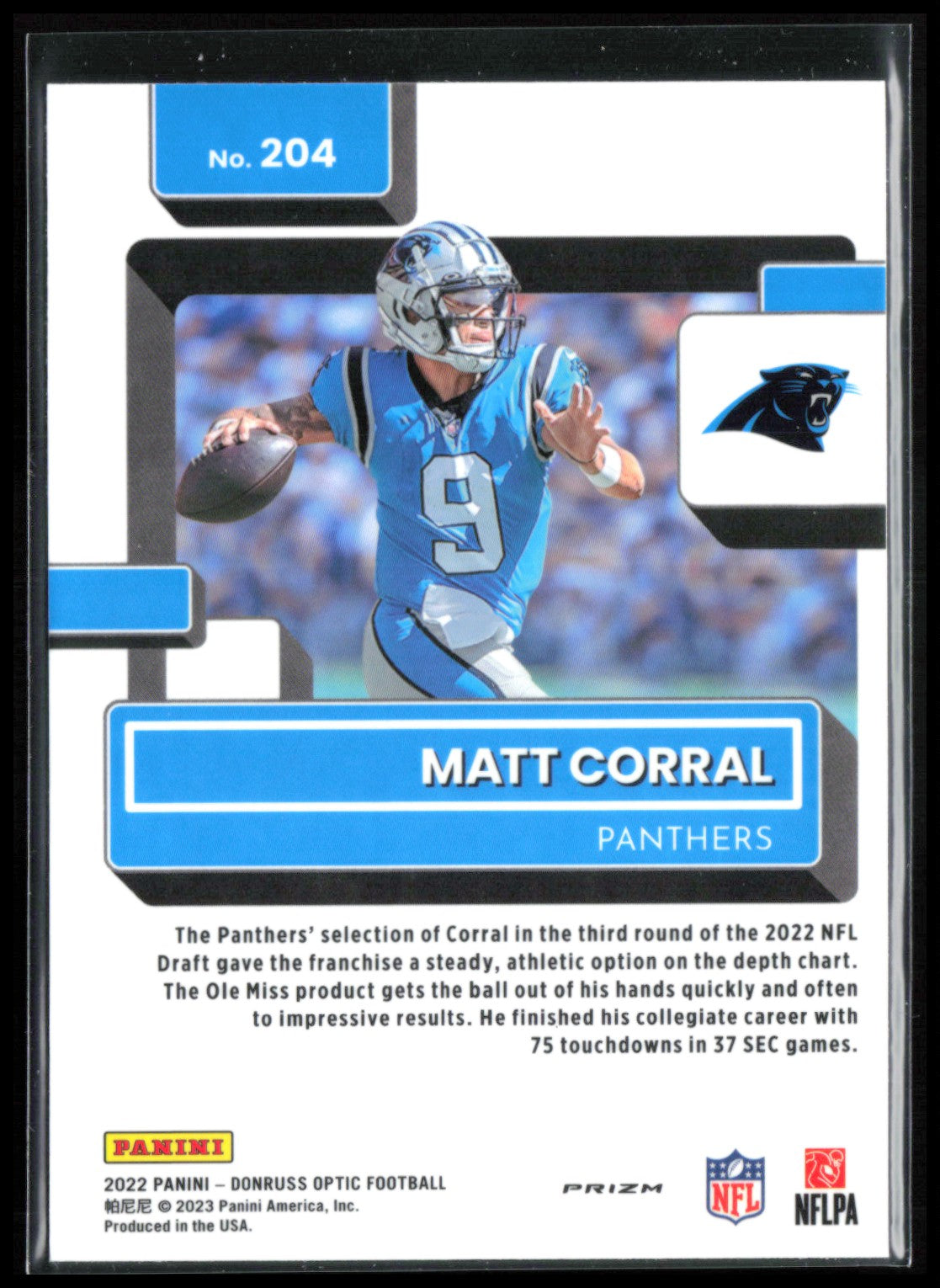 Matt Corral RC Purple Shock