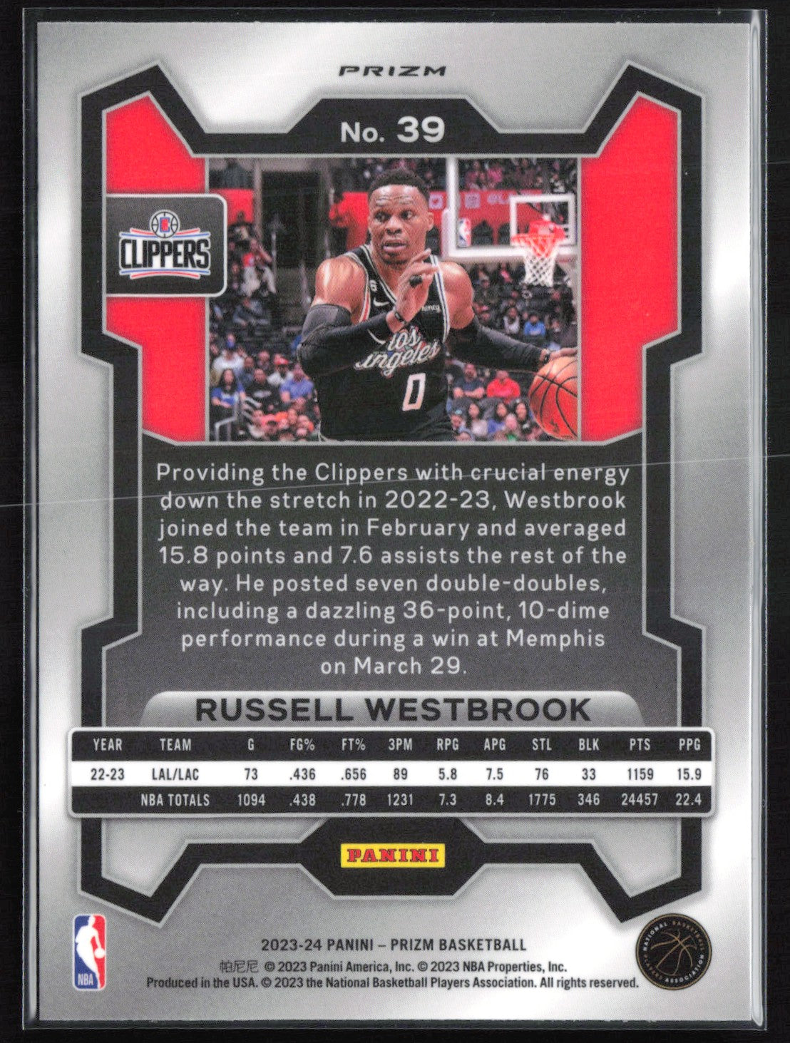 Russell Westbrook RWB