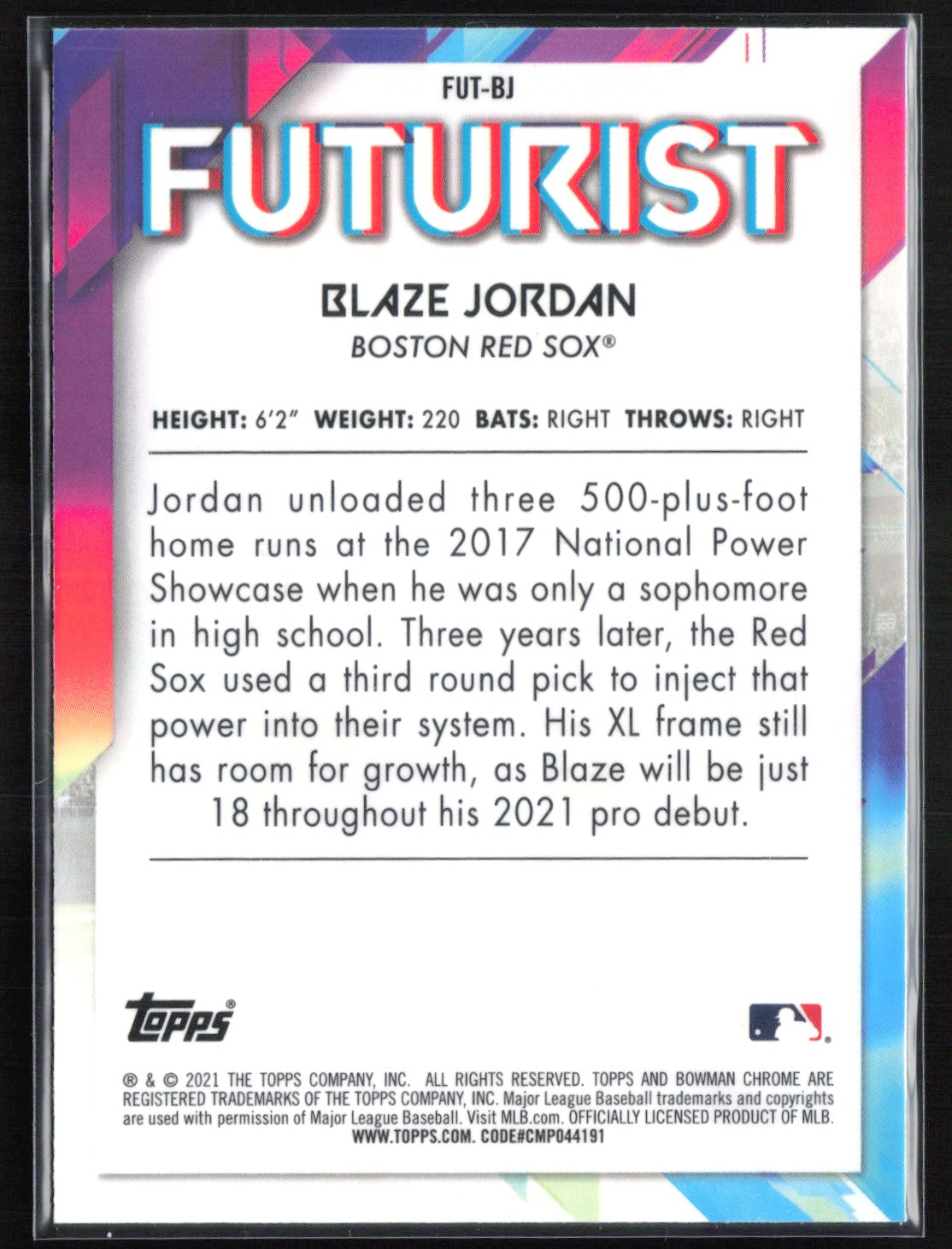 Blaze Jordan Futurist