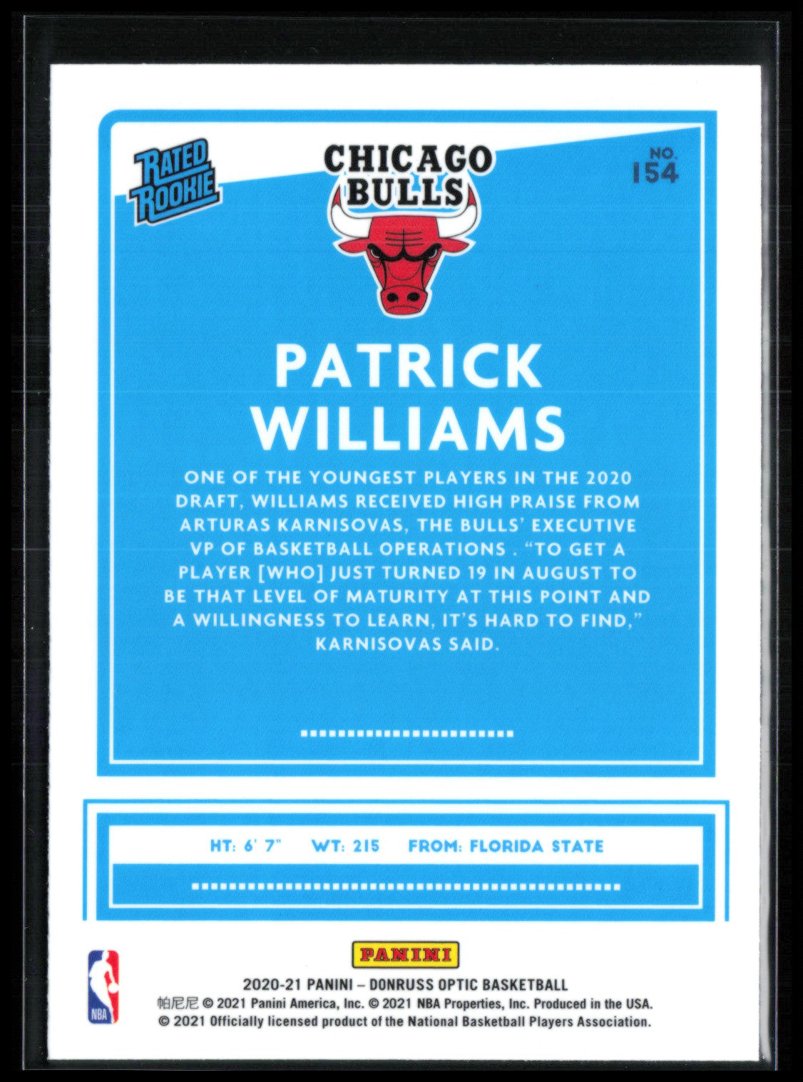 Patrick Williams RC