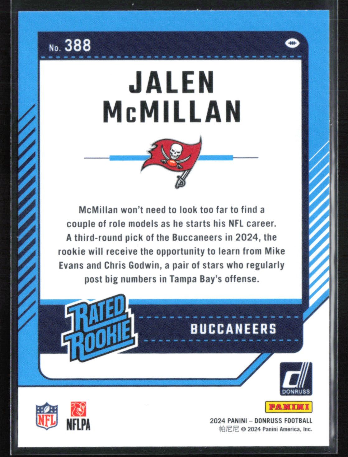 Jalen McMillan RC Blue