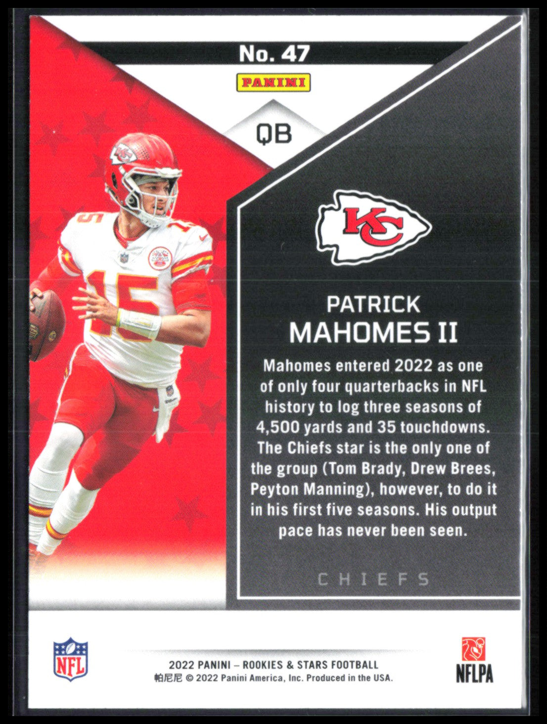 Patrick Mahomes II Red Parallel