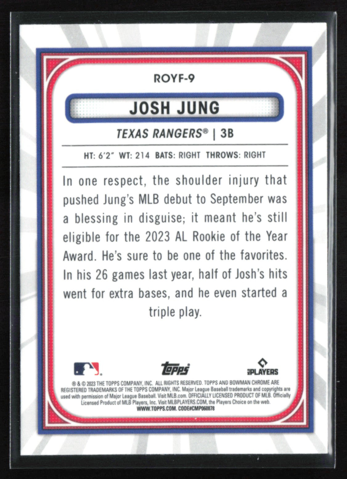 Josh Jung RC Mojo