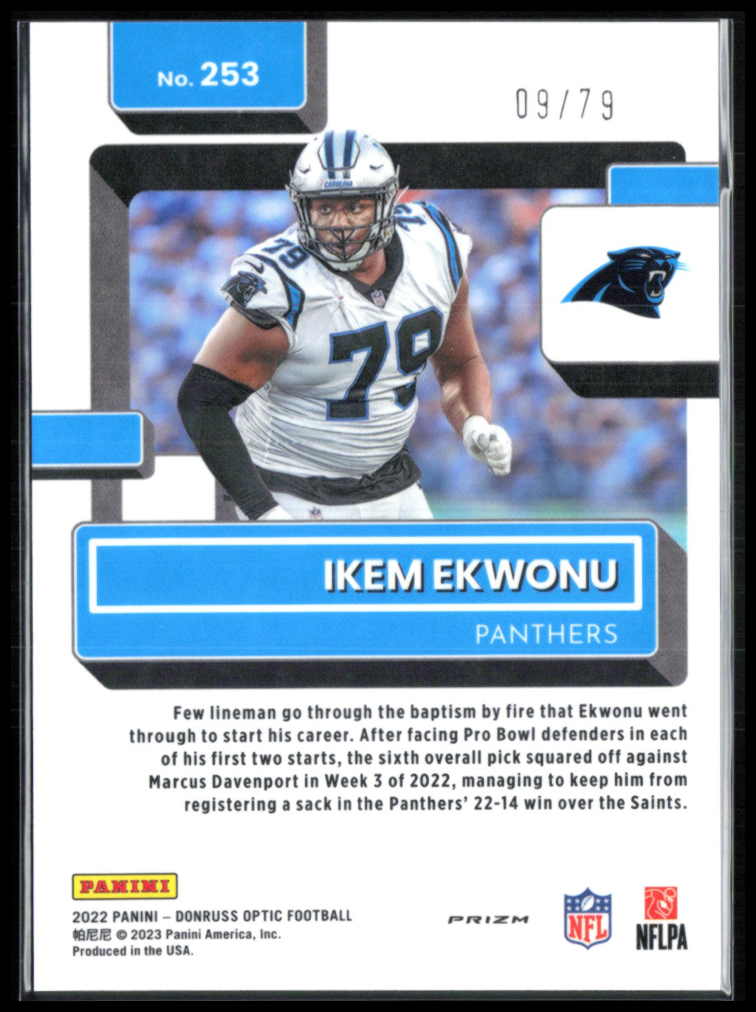 Ikem Ekwonu RC Pink Velocity /79