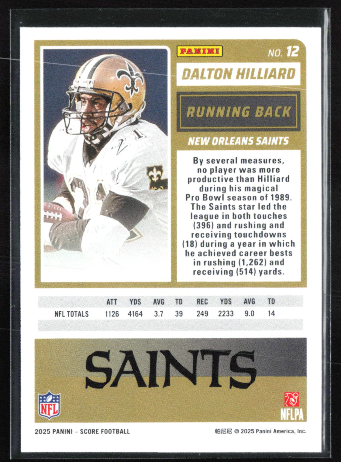 Dalton Hilliard BLue Stars /499
