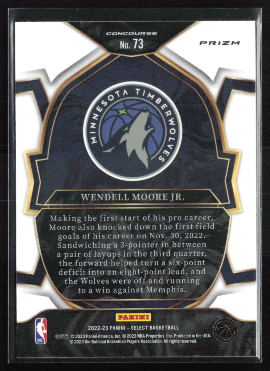 Wendell Moore Jr. RC Silver