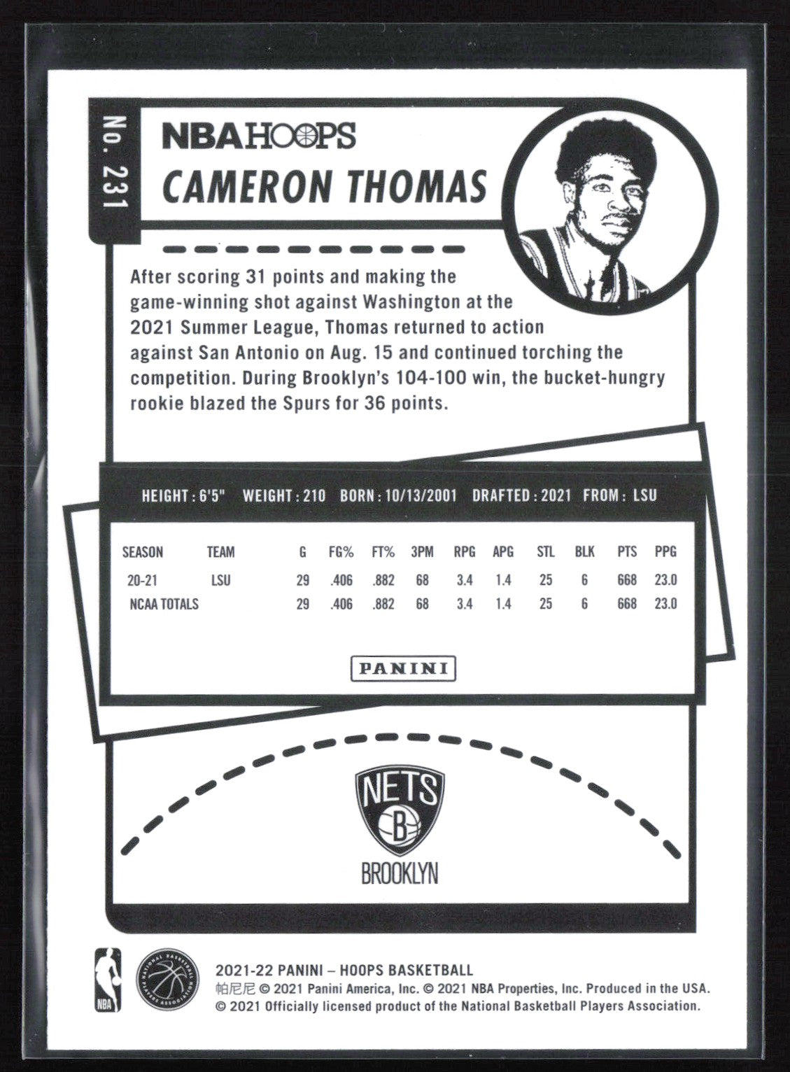 Cameron Thomas RC
