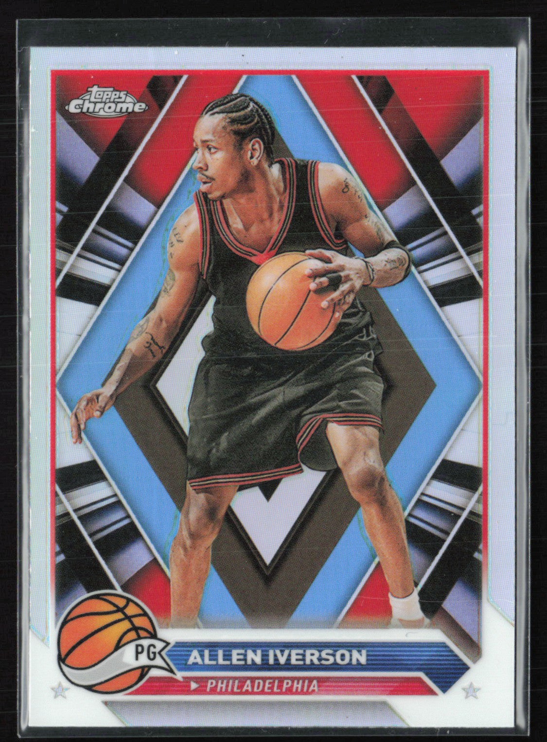 その他 ALLEN IVERSON Bowman Chrome REFRACTOR 2024 Topps Chrome 6 Allen Iverson Refractor – Dollar Box
