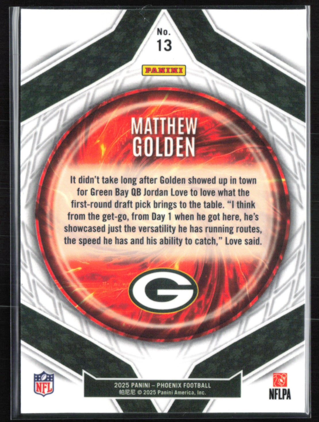 Matthew Golden RC Paragon