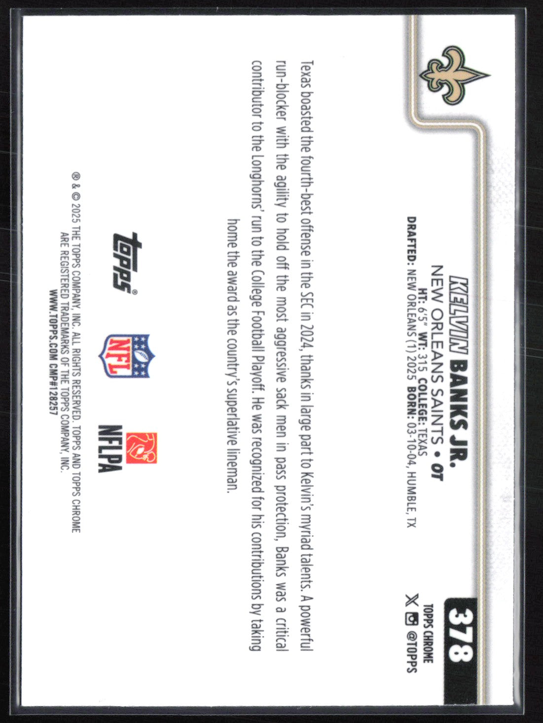 Kelvin Banks Jr RC Pulsar Refractor