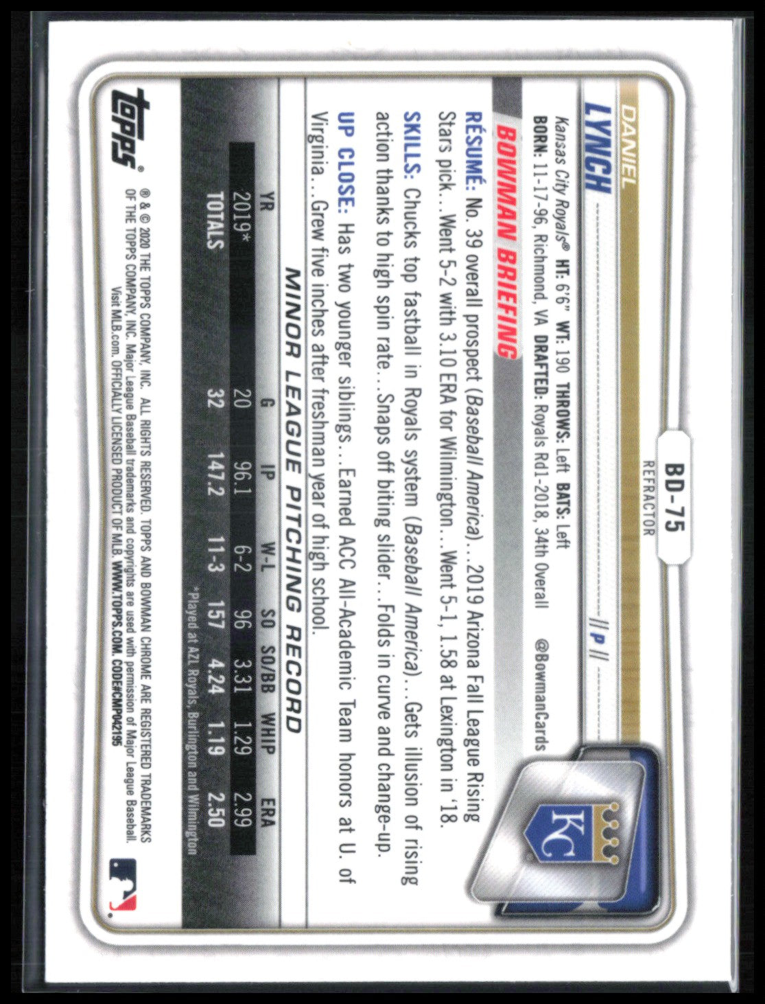 Daniel Lynch Prospect Refractor