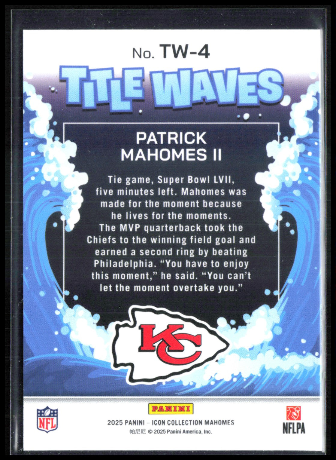 Patrick Mahomes II Title Waves