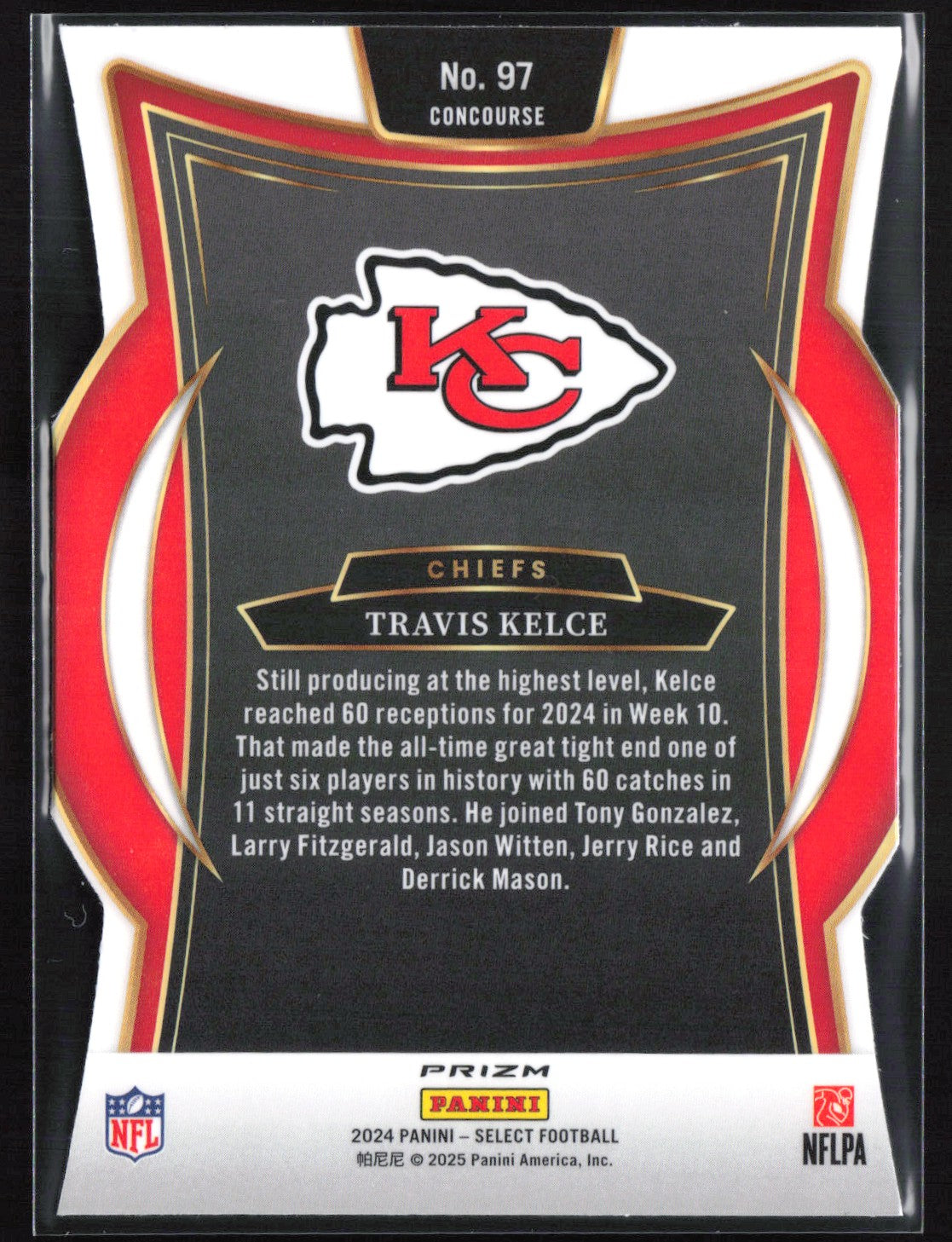 Travis Kelce Silver Die-Cut