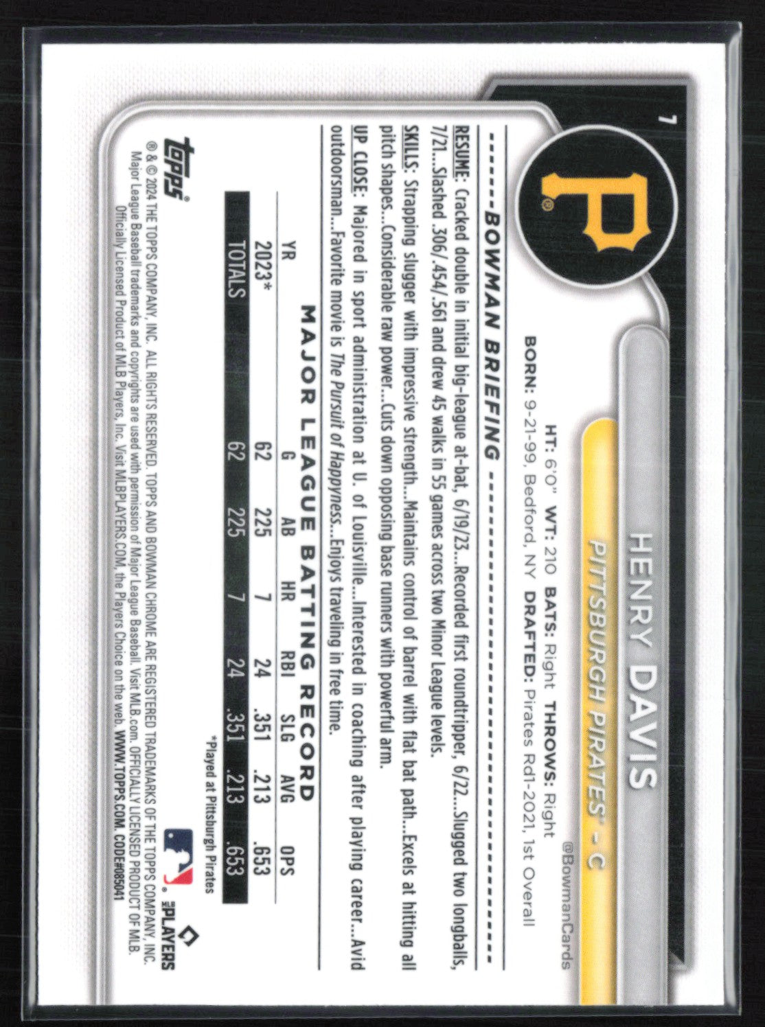 Henry Davis RC