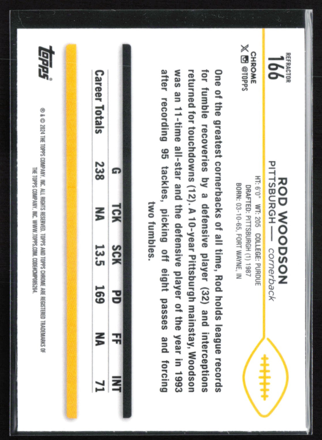 Rod Woodson Refractor