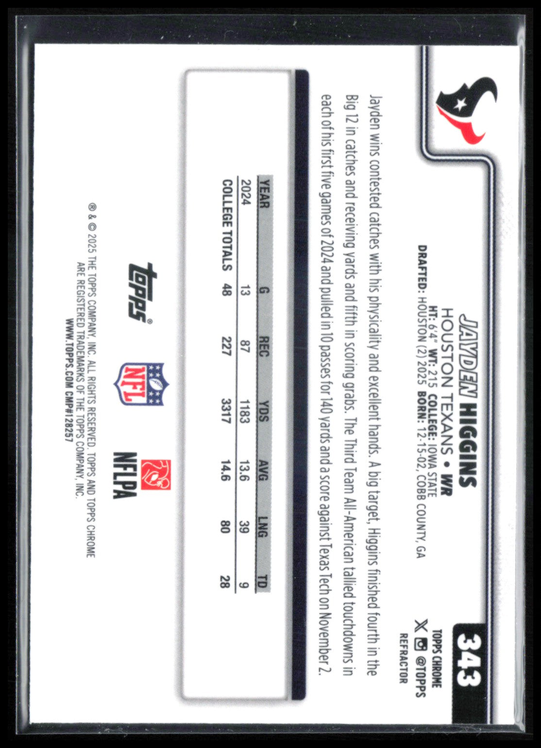Jayden Higgins RC Refractor