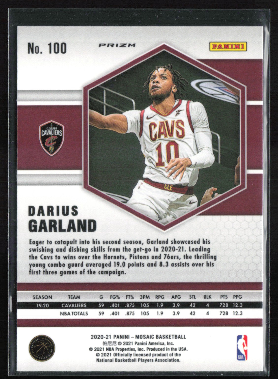 Darius Garland Red Mosaic