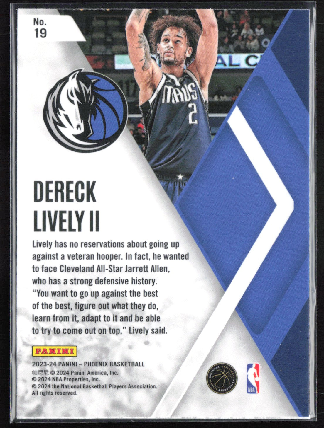 Dereck Lively II RC