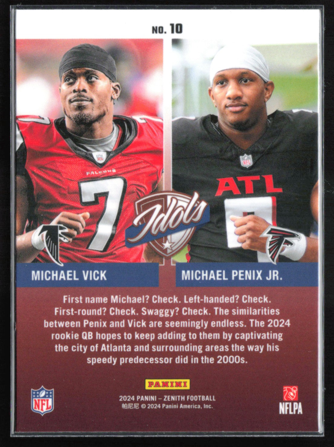 Michael Penix Jr. RC/Michael Vick Idols