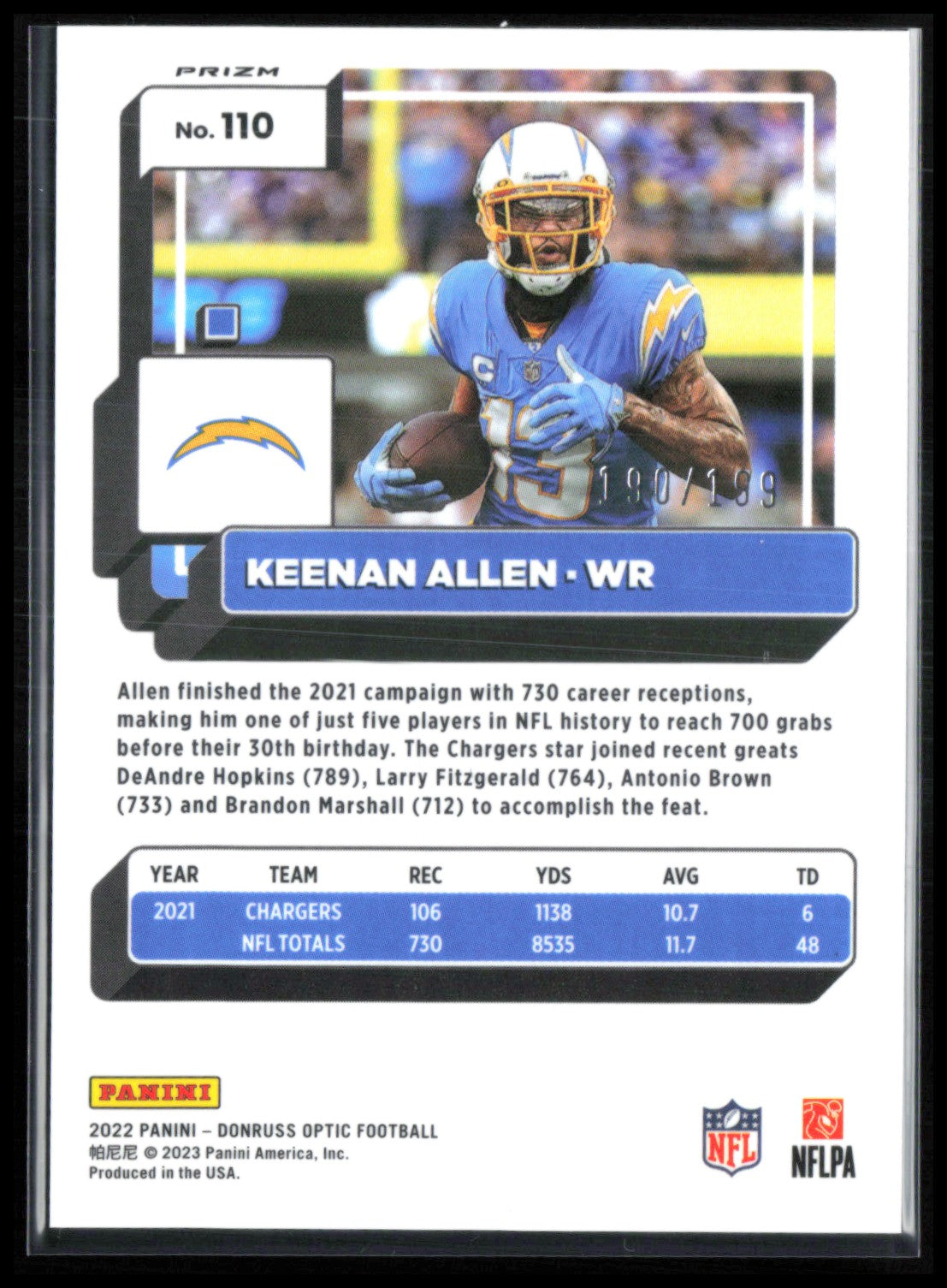 Keenan Allen Orange Holo /199