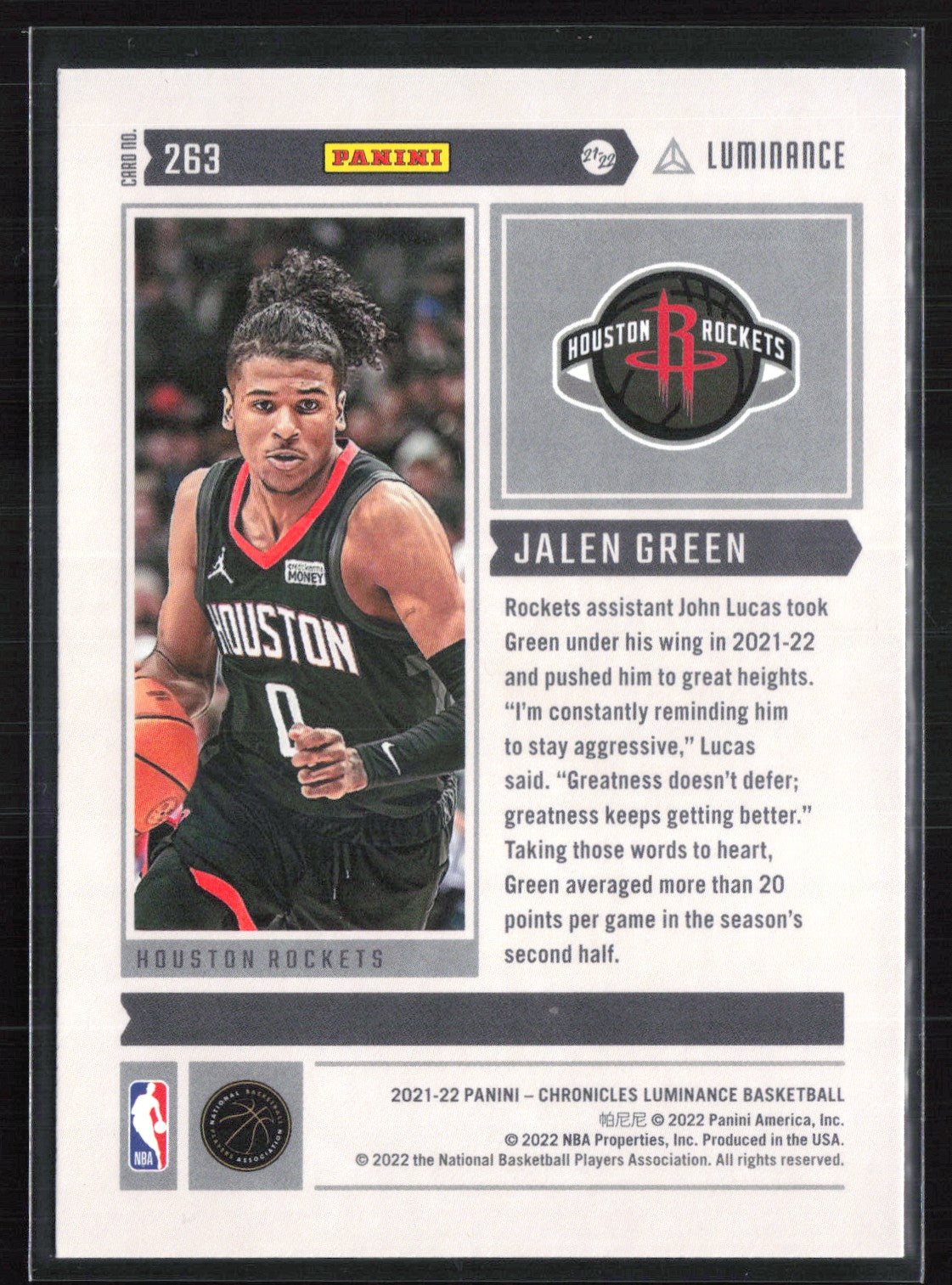 Jalen Green RC