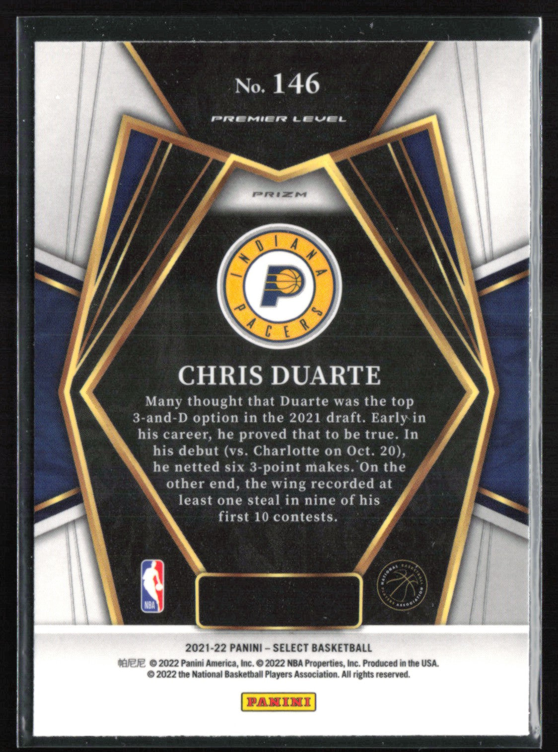 Chris Duarte RC Red Wave