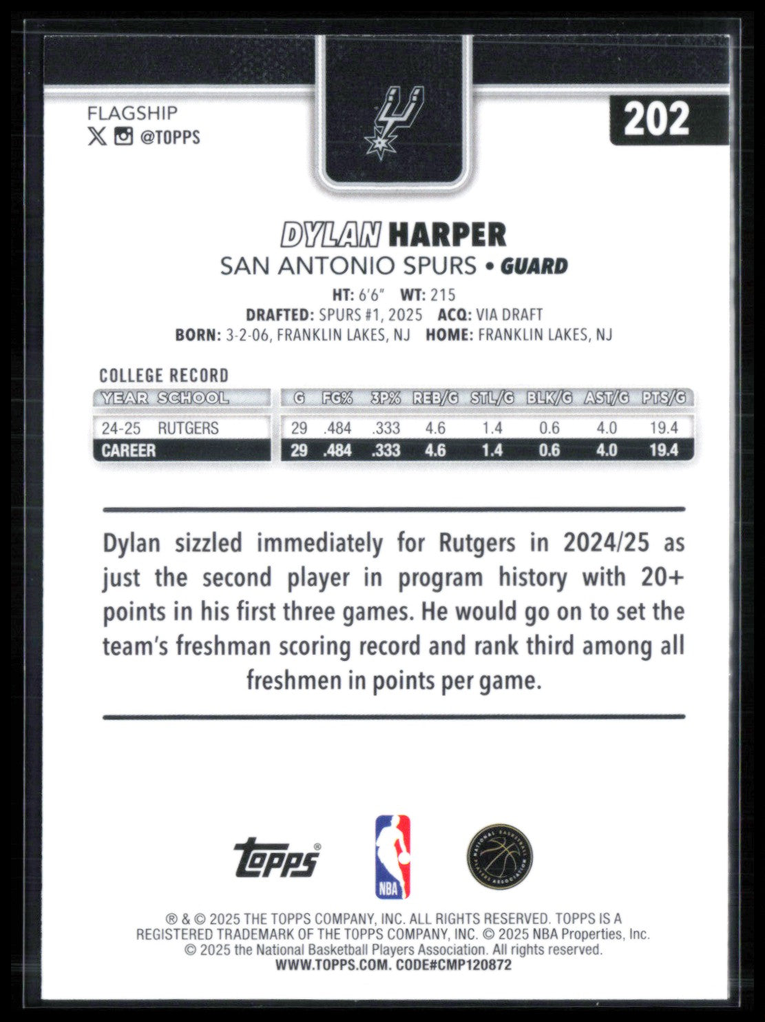 Dylan Harper RC