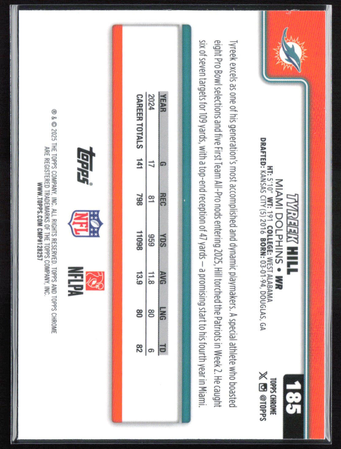 Tyreek Hill X-Fractor
