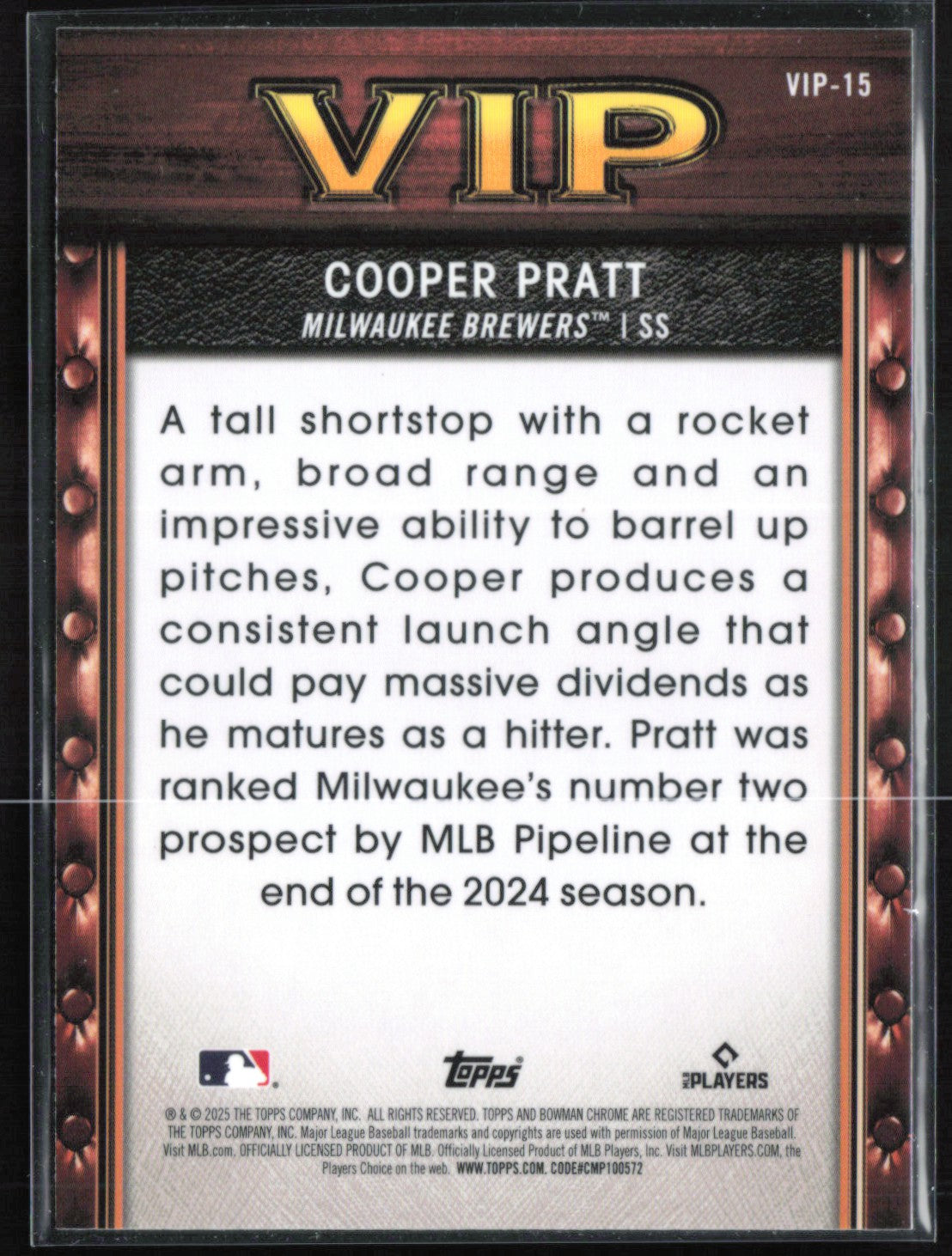 Cooper Pratt VIP