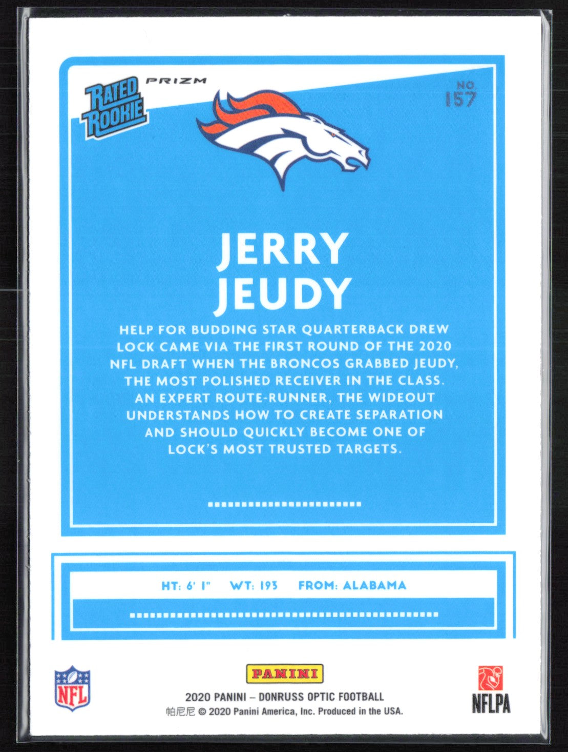 Jerry Jeudy RC Bronze Optic Holo