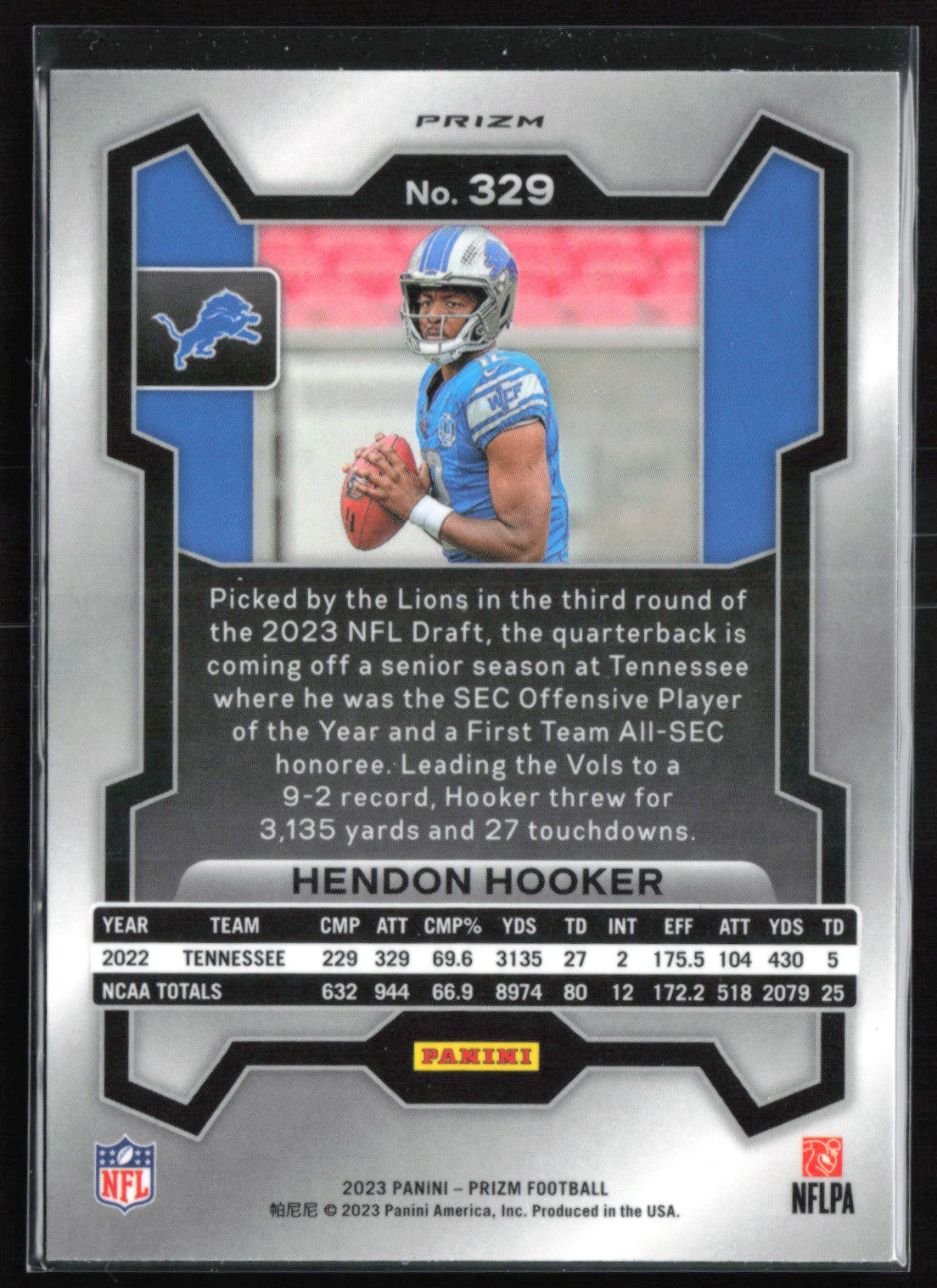 Hendon Hooker RC RWB