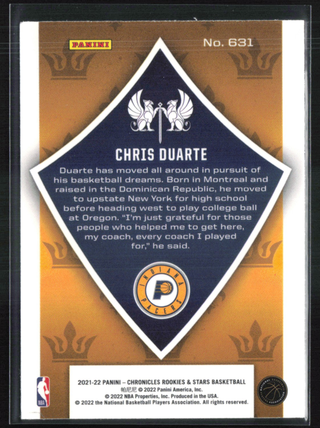 Chris Duarte RC