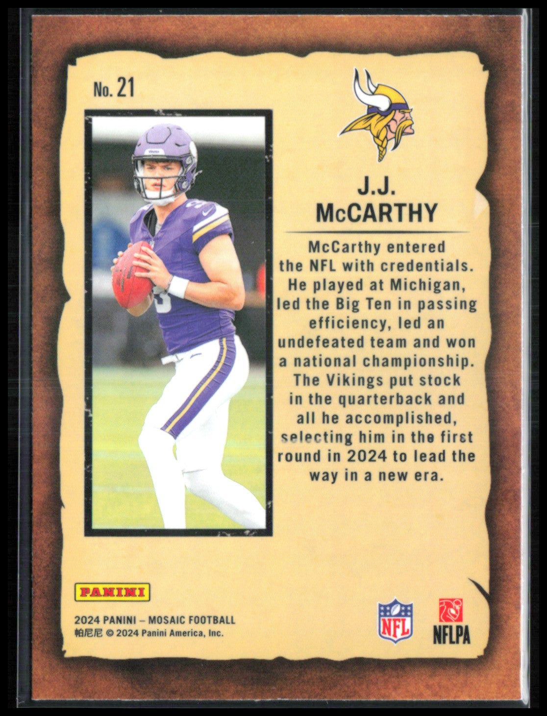 J.J. McCarthy RC