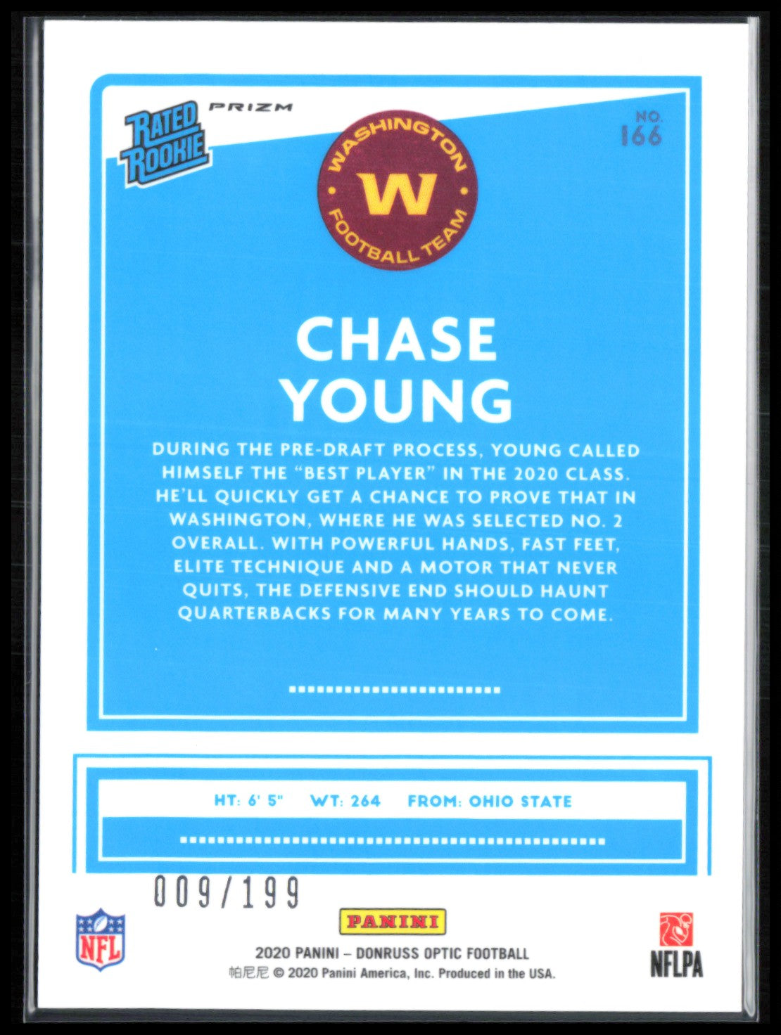 Chase Young RC Silver Wave /199