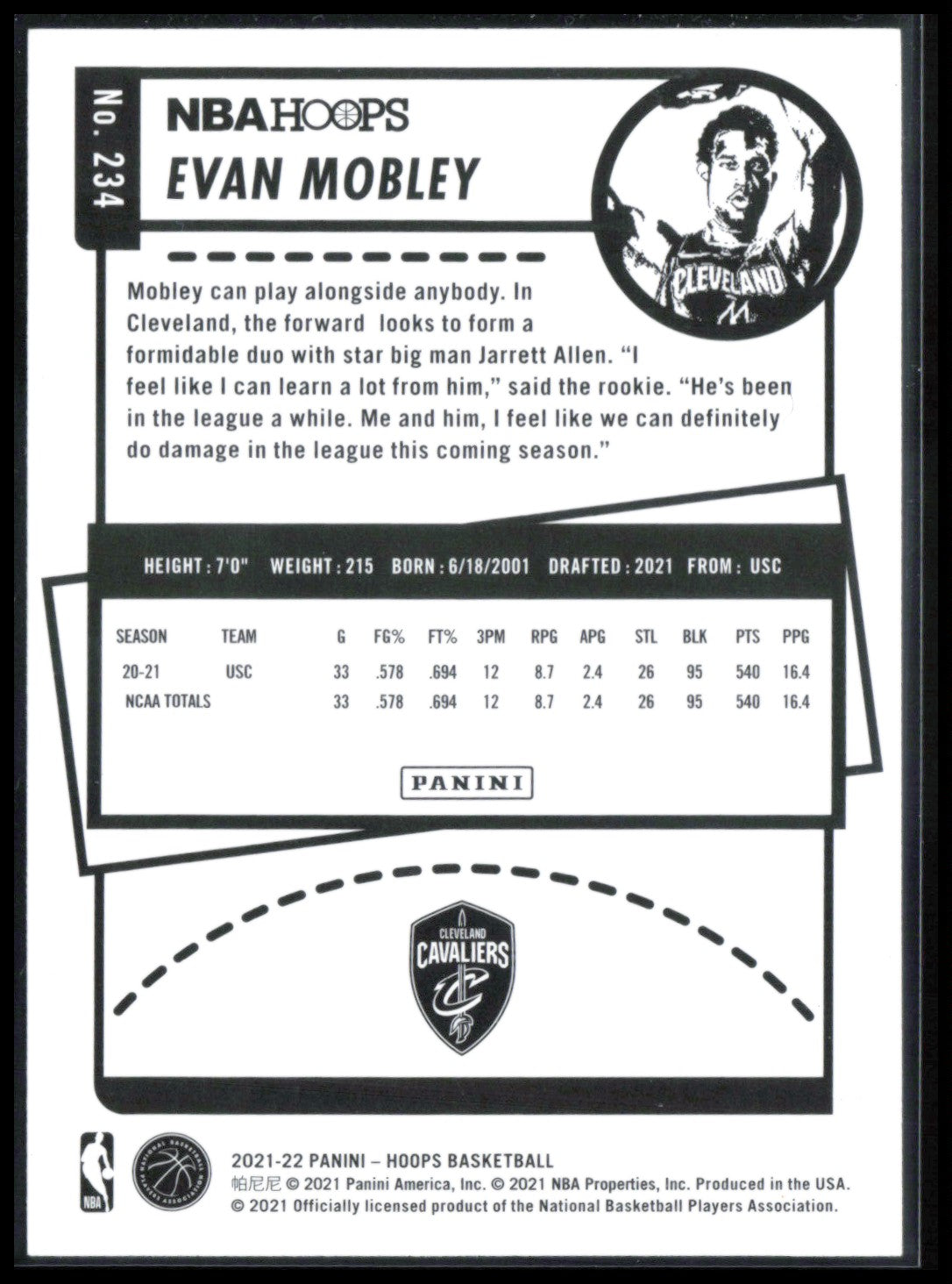 Evan Mobley RC