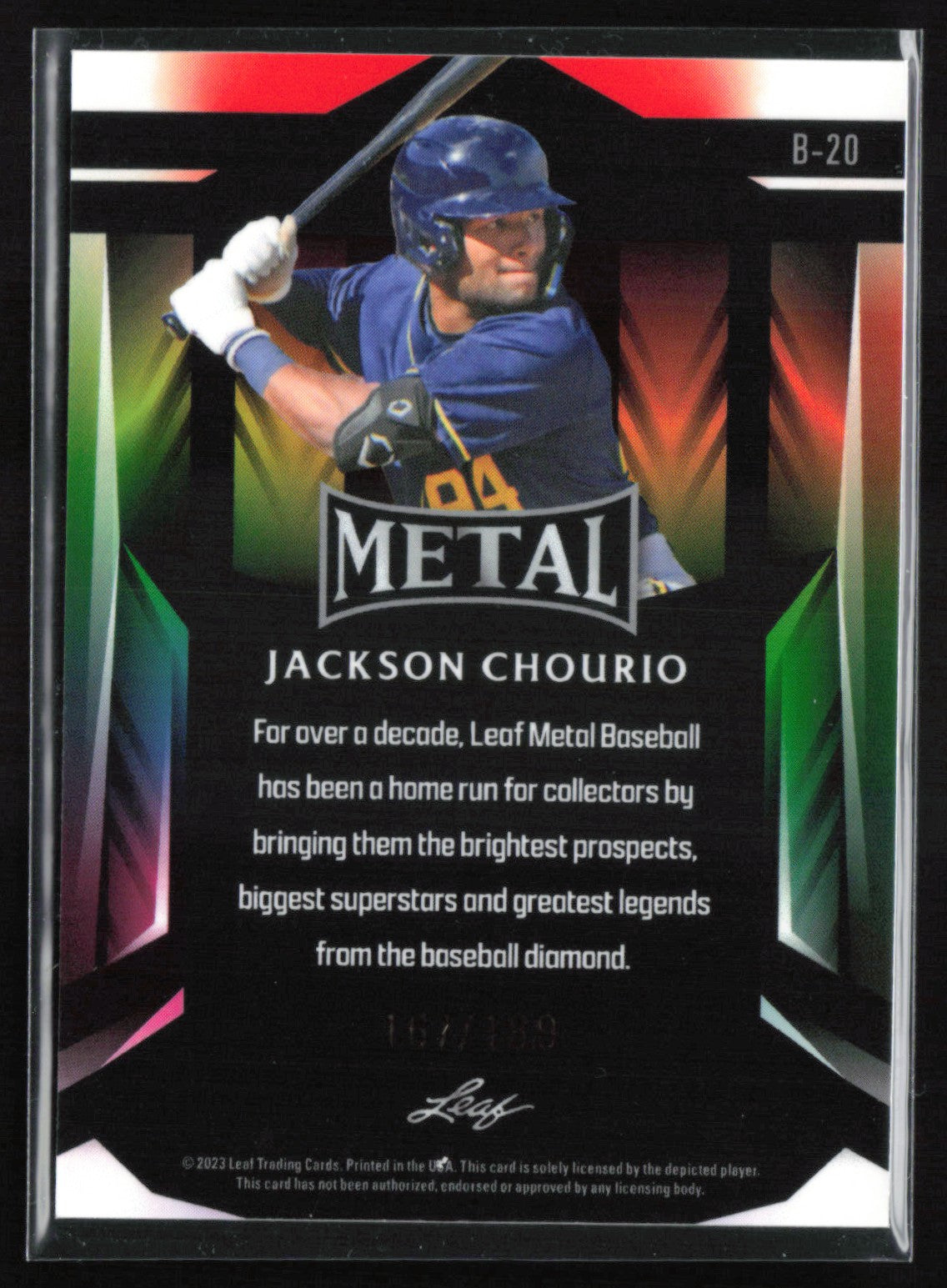 Jackson Chourio Leaf Metal /199